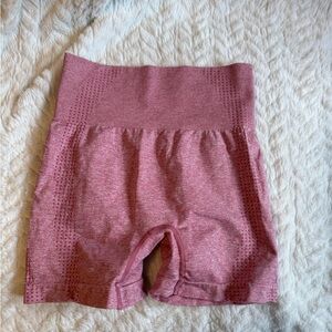 Women's Pink High-Waisted Shorts